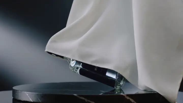 A multi-constraint product reveal preserving structure and camera axis in a controlled Kling O1 shot.